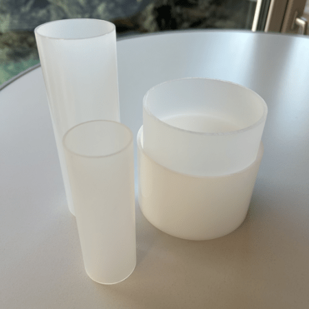 Acrylglas-Rohr opal (milchig)