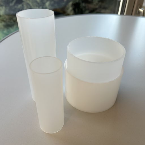 Polycarbonat Rohr satiné-blend – Bild 4