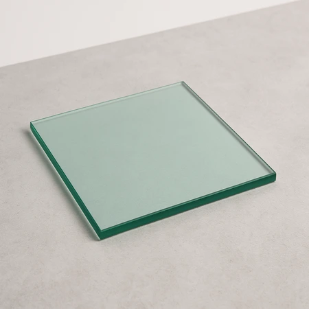 plexiglas grün liegend