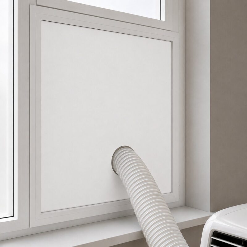 fenster weiss mit loch für schlauch